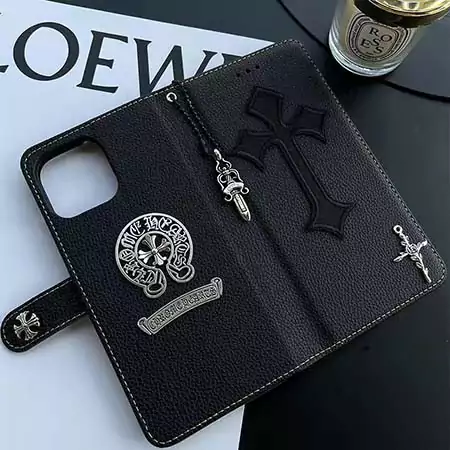 手帳型 クロムハーツ iPhone 17 ケース
