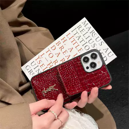 クロコダイル イヴ・サン・ローラン iPhone 17/17proケース