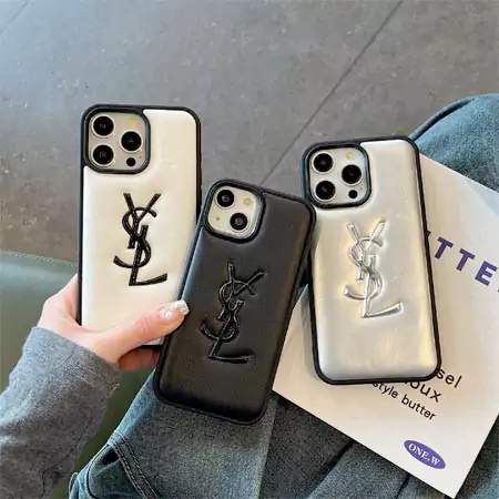 イヴ・サン・ローラン エンボス iPhone 17/17 pro ケース