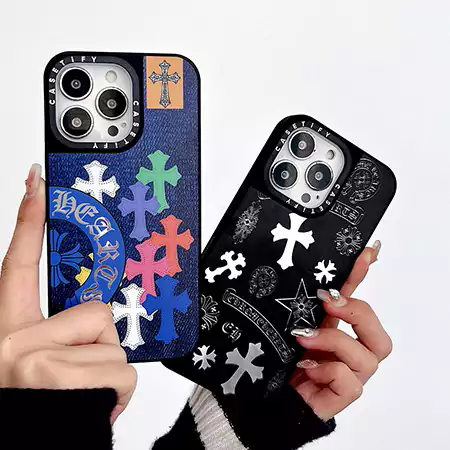 クロムハーツ ロゴプリント iPhone 17/17 pro ケース