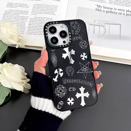 クロムハーツ ロゴプリント iPhone 17/17 pro ケース