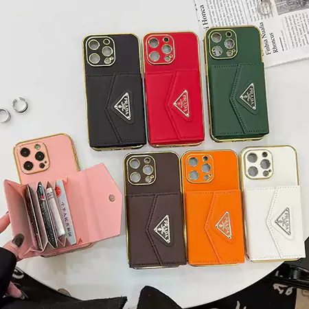 プラダ iPhone 17/16/15/14 アコーディオンカード ケース