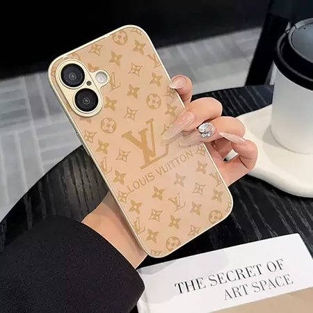 Louis Vuitton desert gold phone case, purple black LV monogram case
