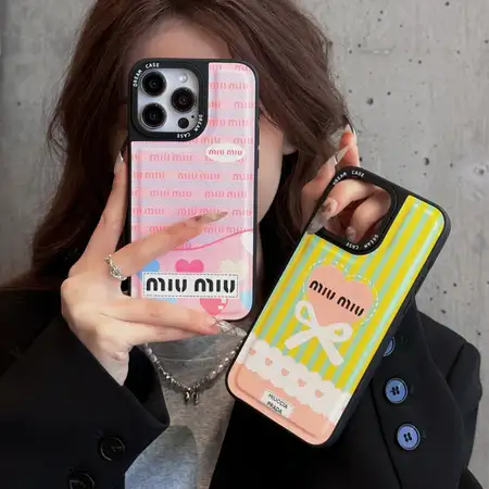 ミュウミュウ iPhone 16/16 Pro/16 Pro Max ケース