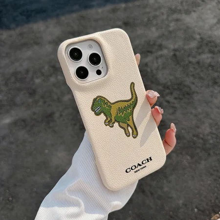 コーチ ダイナソープリント カーキ iPhone 16/16 Pro/16 Pro Max ケース