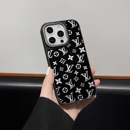 ルイ・ヴィトン ブラックベース ホワイトモノグラム iPhone 16/16 Pro/16 Pro Max ケース