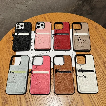 ルイ・ヴィトン ピーチスキン フルカバー ツートンカラー カードケース付き iPhone 16/16 Pro/16 Pro Max ケース