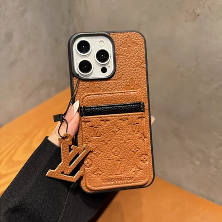 ルイ・ヴィトン ピーチスキン フルカバー ツートンカラー カードケース付き iPhone 16/16 Pro/16 Pro Max ケース
