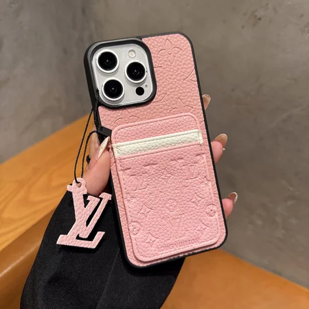ルイ・ヴィトン ピーチスキン フルカバー ツートンカラー カードケース付き iPhone 16/16 Pro/16 Pro Max ケース