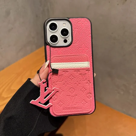 ルイ・ヴィトン ピーチスキン フルカバー ツートンカラー カードケース付き iPhone 16/16 Pro/16 Pro Max ケース