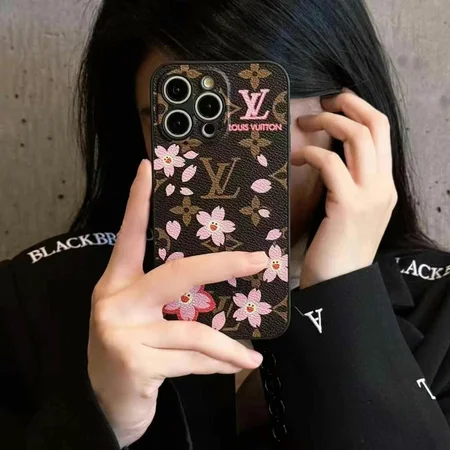 ルイ・ヴィトン iPhone 16/16 Pro/16 Pro Max ケース,ルイ・ヴィトン チェリー柄 ケース