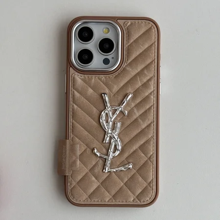 イヴ・サン・ローラン マルチカラー スノーベルベット ダイヤモンド iPhone 16/16 Pro/16 Pro Max ケース