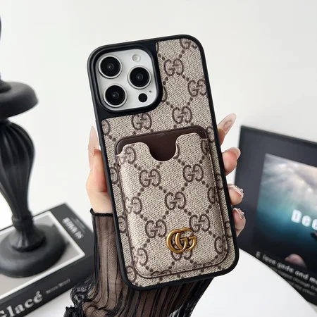 ルイ・ヴィトン レザー カードケース付き iPhone 16/16 Pro/16 Pro Max ケース