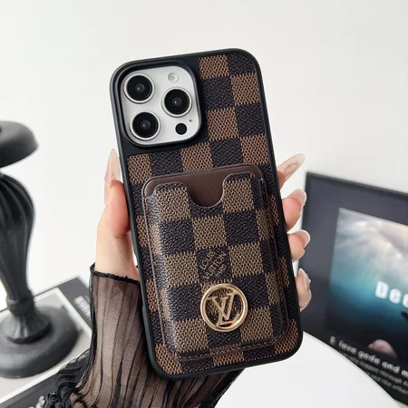 ルイ・ヴィトン レザー カードケース付き iPhone 16/16 Pro/16 Pro Max ケース