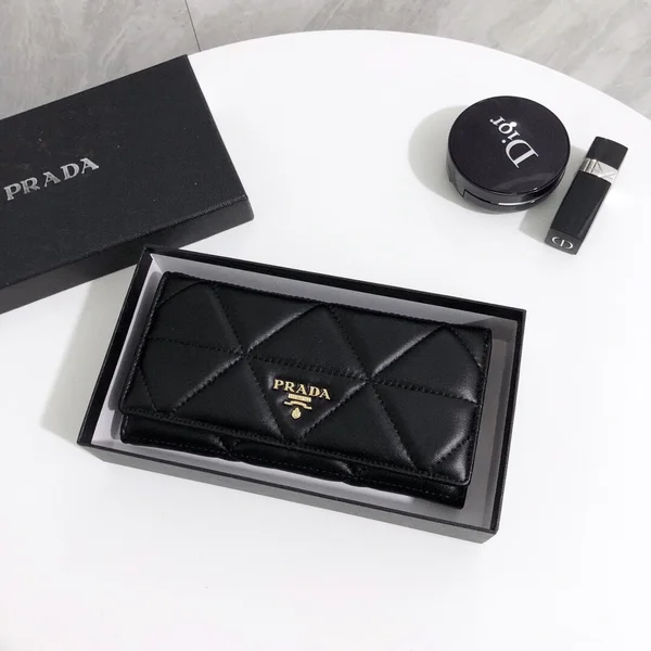 Prada ロングウォレット, Prada ダイヤモンドキルティング