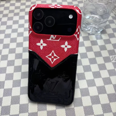 ルイ・ヴィトン 光沢レザー iPhone 17ケース