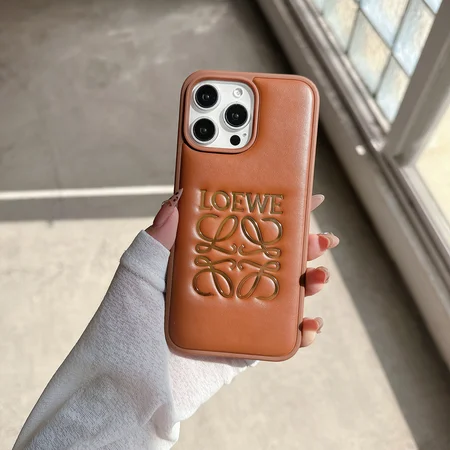 Loewe iphone17proケース  本革 レザー