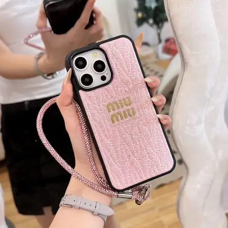 ミュウミュウiphone17proケース キラキラ