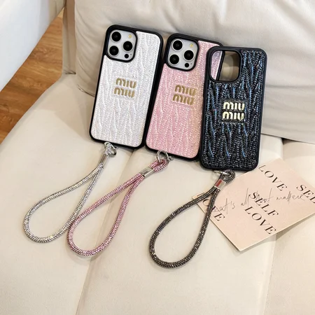 ミュウミュウiphone17proケース キラキラ