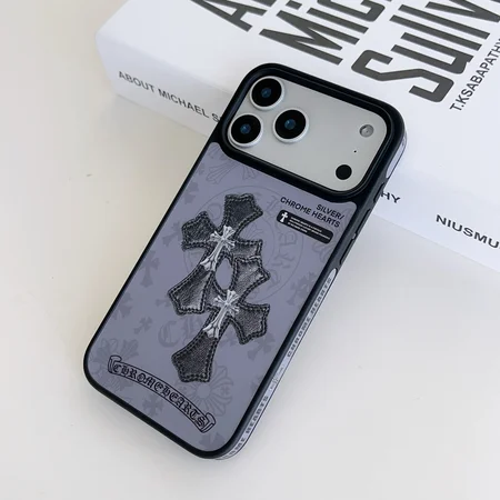 クロームハーツiphone17ケース レザー