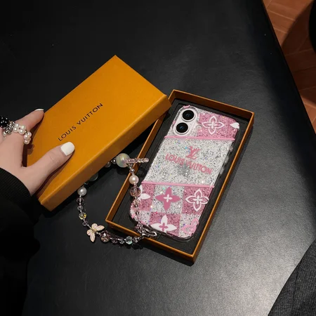 ルイヴィトンiphone17ケース ピンク チェック柄