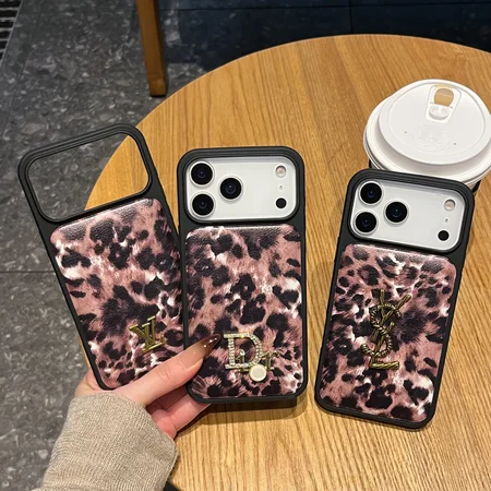 ハイブランドiphone17ケース ヒョウ柄