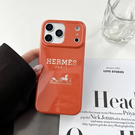 Hermes iphone17promax ケース オレンジ