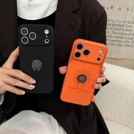 chrome hearts iphone17 ケース 高级 レザー