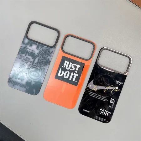 ストリートブランドデザイン MagSafe 対応 iPhone ケース ナイキ風 ステューシー風 3 デザイン展開