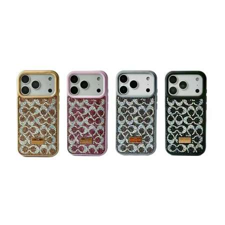 coach iphone18ケース ラインストーン付き